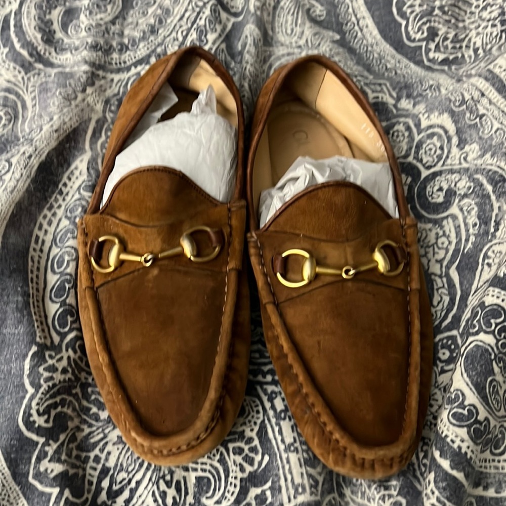 Gucci men’s loafers/driving shoes. Paid $225, worn 1 time since purchasing